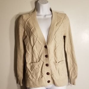BDG Knitted Button Down Sweater/ Cardigan